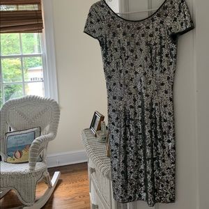 Carmen Marc Valvo cocktail dress, knee length, Size L (runs small)